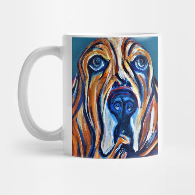 Basset Hound Face by Jeneralarts